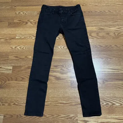 Pre-owned Ksubi Van Winkle Jeans In Black