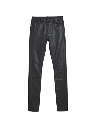 Ksubi Van Winkle Main Stage Metallic-effect Jeans In Black