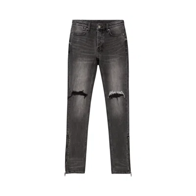 Pre-owned Ksubi Van Winkle Mid-rise Skinny Jean 'electric Chamber' | Grey | Men's Size 29 In Gray