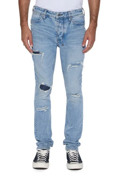 Ksubi Van Winkle Painter Rip & Repair Skinny Jeans In Blue