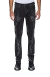 Ksubi Van Winkle Renaissance Studded Skinny Jeans In Black