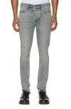 Ksubi Van Winkle Stagelight Metalik Skinny Jeans In Denim