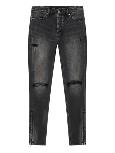 Ksubi Van Winkle Torqued Chamber Jeans In Black