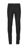 Ksubi Van Winkle Waxed Cage Jean In 黑色