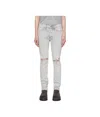 Ksubi Van Winkle White Snow Jeans In Gray