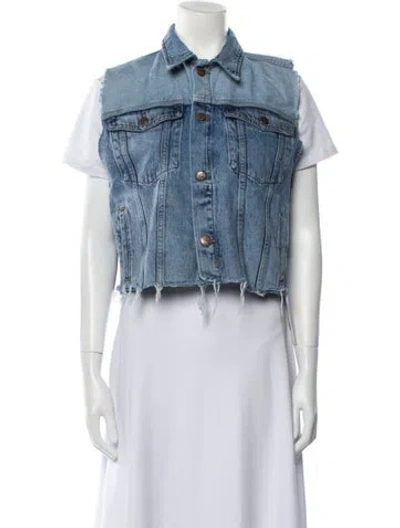 Pre-owned Ksubi Vest In Blue