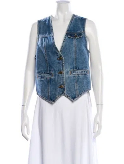 Pre-owned Ksubi Vest In Blue