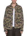 Ksubi Vulture Camo Long Sleeve Button Front Shirt In Green