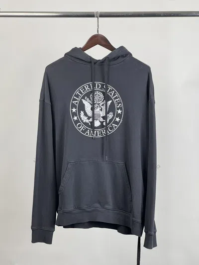 Pre-owned Ksubi Washed Hoodie M In Black