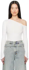 KSUBI WHITE BLESSINGS LOVE SLEEVE TOP