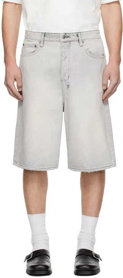 Ksubi White Maxx Snow Denim Shorts