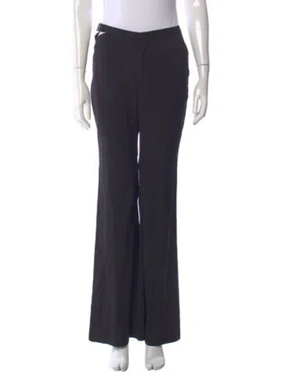 Pre-owned Ksubi Wide Leg Pants In Black