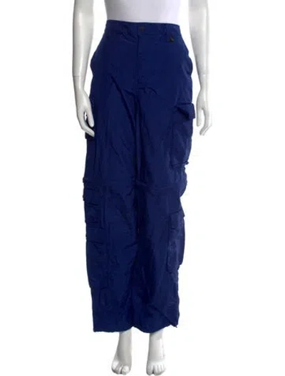 Pre-owned Ksubi Wide Leg Pants In Blue