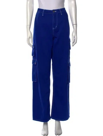 Pre-owned Ksubi Wide Leg Pants In Blue