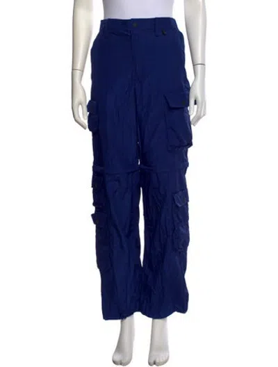 Pre-owned Ksubi Wide Leg Pants In Blue