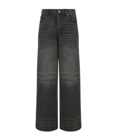 Ksubi Wide-leg Jeans In Grey