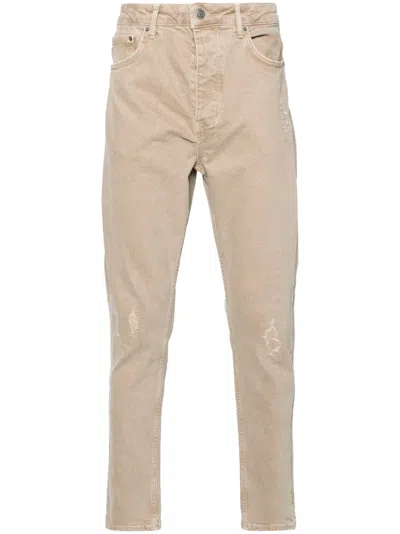 Ksubi Wolfgang Earth Tones Mid-rise Slim-fit Jeans In Neutrals