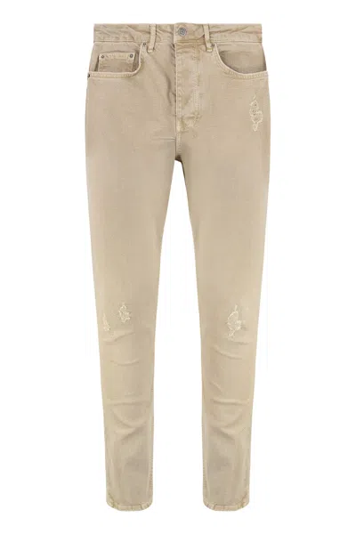 Ksubi Wolfgang Earth Tones Slim Fit Jeans In Green