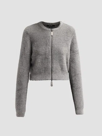 Ksubi Women's Fable Fluffy Knit Cardigan In Grey