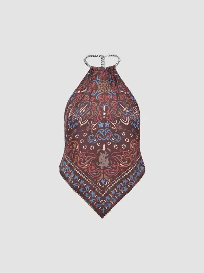 Ksubi Women's Folk Bandana Scarf Top In Multi