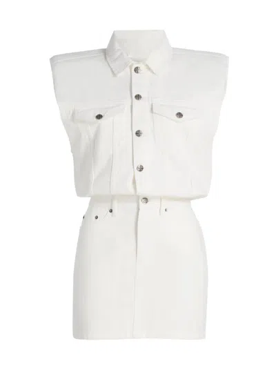 Ksubi Women's Future Memory Cotton Minidress In Gray