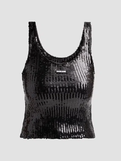 Ksubi Women's Higher Than Heaven Chloe Sequin Tank Top In Black