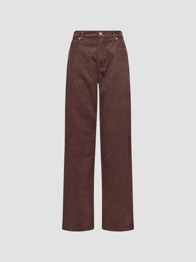 Ksubi Women's Low Rider Corduroy Wide-leg Jeans In Brown