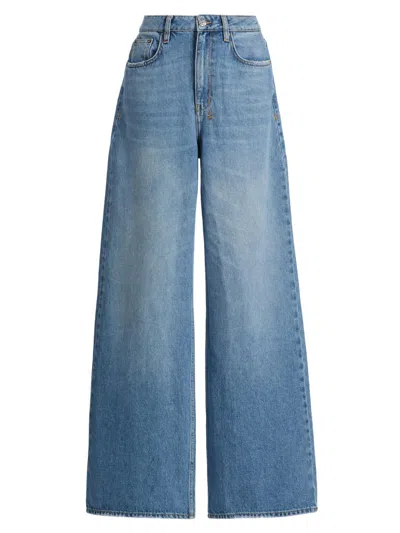 Ksubi Women's Neo-nostalgia Strider Horizon Wide-leg Jeans In Blue
