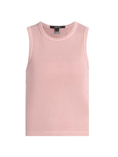 Ksubi Women's Syndicate Xtra Stretch-cotton Tank In Pink
