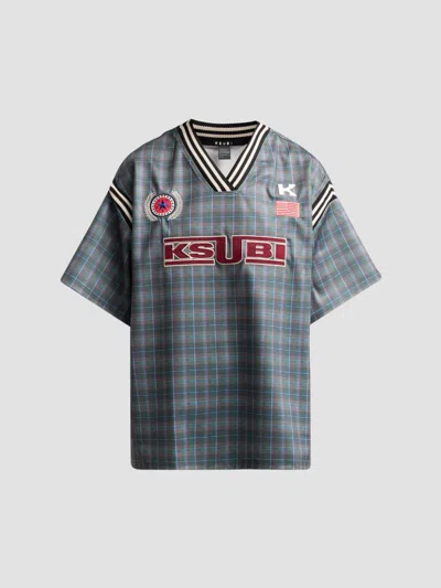 Ksubi Women's Union Jersey Hunter Plaid Shirt In Multi