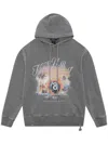 Ksubi Gray World Order Biggie Hoodie In Grey