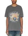 Ksubi Gray World Order Biggie T-shirt In Charcoal