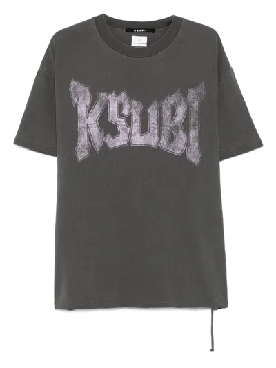 Ksubi World Tour Boyfriend Graphic T-shirt In Gray