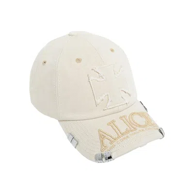 Pre-owned Ksubi X Alice Hollywood Atelier Cap 'natural' | Cream | Men's Size Onesize In White