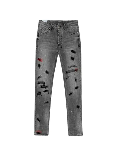 Ksubi X Juice Wrld Chitch Trashed Devil Jeans In Gray