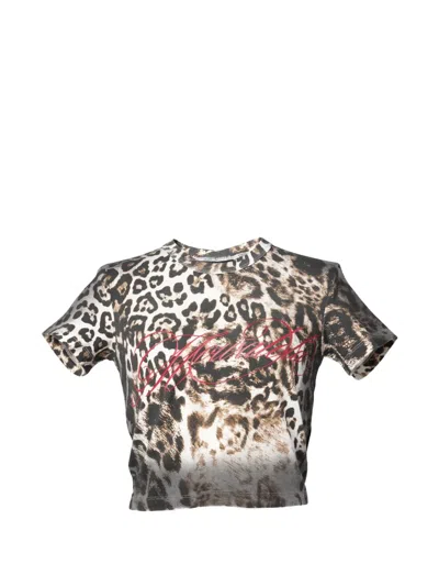 Ksubi X Mowalola Leopard Print T-shirt In Multi