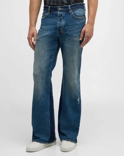 Ksubi X Trippie Redd Men's Bronko Trip Spliced Jeans In Denim