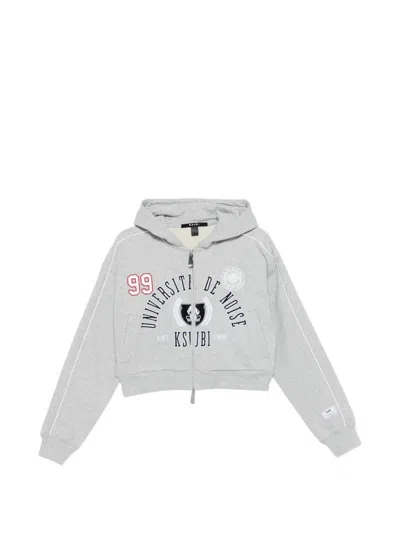 Ksubi Zip-up Hoodie In Gray