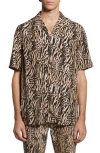 KSUBI KSUBI ZOO RESORT SHORT SLEEVE BUTTON-UP SHIRT