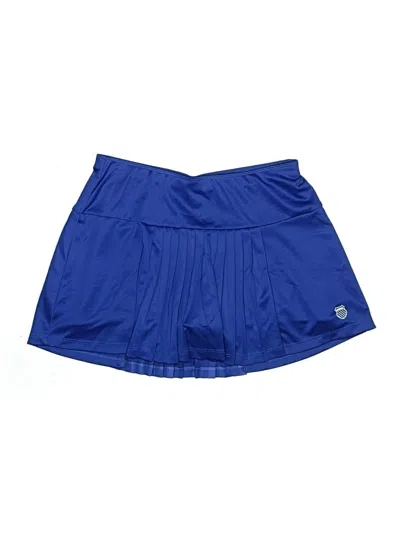 Pre-owned K-swiss Active Skort In Blue