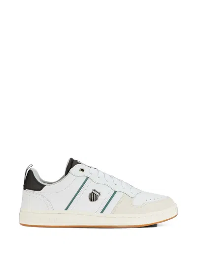 K-swiss Logo-patch Panelled Sneakers In White