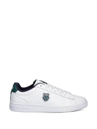 K-swiss Logo-patch Sneakers In White