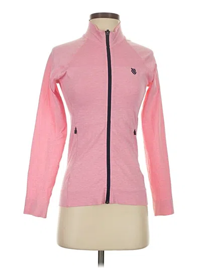Pre-owned K-swiss Long Sleeve Turtleneck In Pink