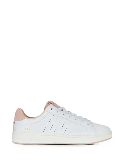 K-swiss Lozan Klub Lth Perforated Low-top Sneakers In White