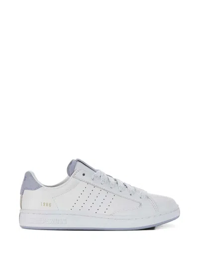 K-swiss Lozan Klub Perforated Leather Sneakers In White