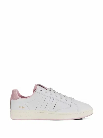 K-swiss Lozan Klub Perforated-detail Low-top Sneakers In White