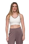 K-swiss Peak Point Performance Contrast Binding Bra In White