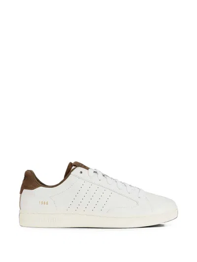 K-swiss Perforated-detail Sneakers In White