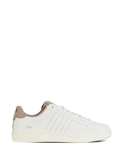 K-swiss Perforated-detail Sneakers In White