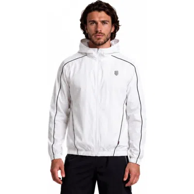 K-swiss Performance Full Zip Windbreaker In White